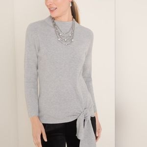 NWOT Chicos Side Tie Pullover Sweater